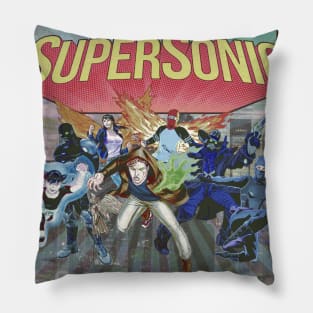 Retro SUPERSONIC Friends Pillow