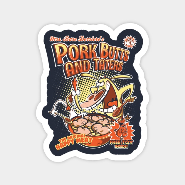 Pork butts and taters Magnet by hoborobo