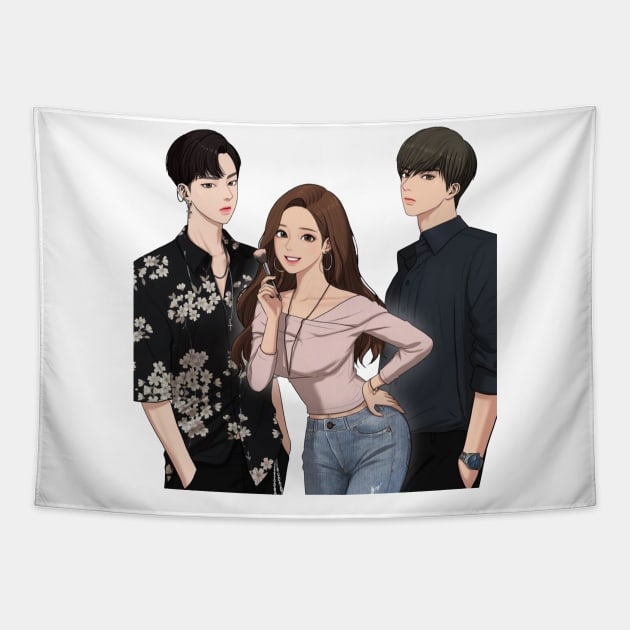 True Beauty Kdrama Hwang InYeop Tapestry by ArchmalDesign