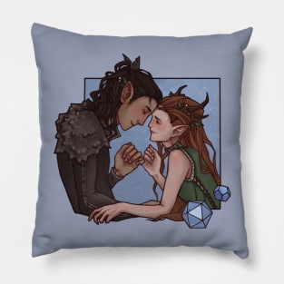 Vax and Keyleth | Whitestone Is For Lovers Pillow