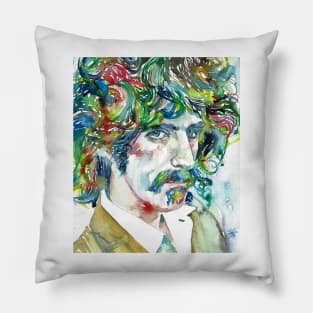 FRANK ZAPPA watercolor portrait .6 Pillow