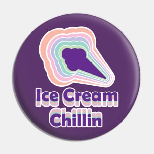 Ice Cream Chillin Girls and Women Pin