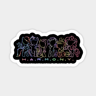 Neon H.A.R.M.O.N.Y. Magnet