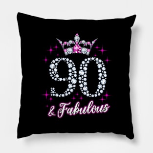 90 And Fabulous 1929 90Th Pillow