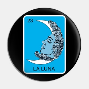 Mexican Lottery La Luna The Moon Loteria Game of Mexico Pin