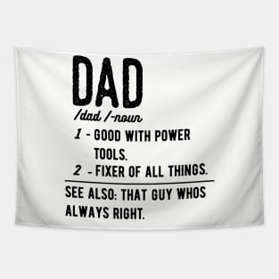 Dad Definition father day papa papa Tapestry