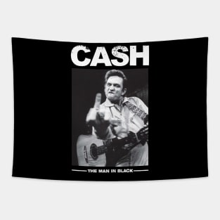 Middle Finger Johnny Cash | Vintage Tapestry