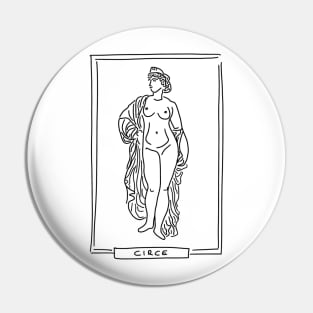 Circe Greek Goddess Pin