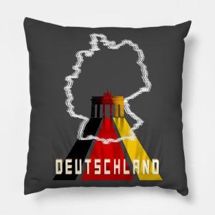 Germany Map Pillow