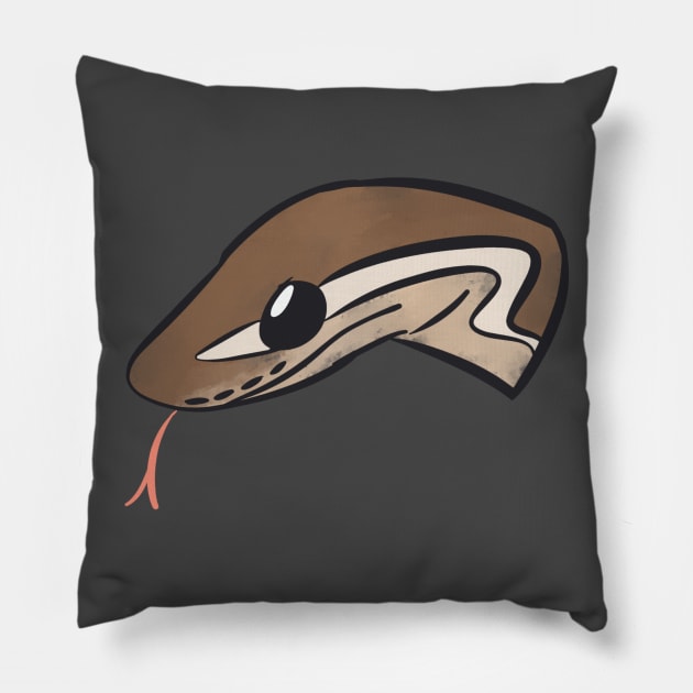 Ball Python Pillow by Can't Think of a Name