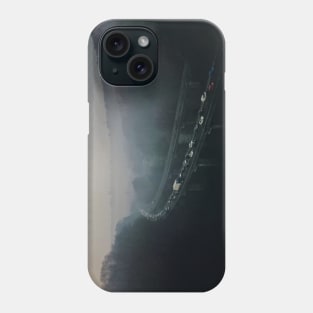 Foggy forest, italian landscape photography Phone Case