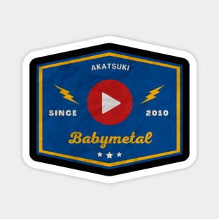 Baby Metal // Play Button Magnet