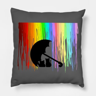 Melted crayons Pillow