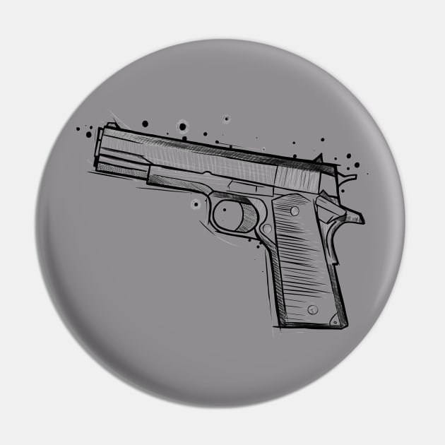 Colt Pin by TattooShirts