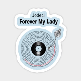 FOREVER MY LADY LYRICS ILLUSTRATIONS Magnet