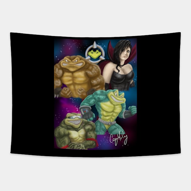 Battletoads! Tapestry by Casey McCoy ARTS 