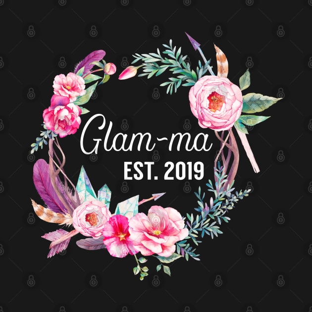 Glamma Grandma Est 2019 by LotusTee