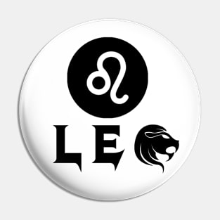 Leo Star Sign Pin