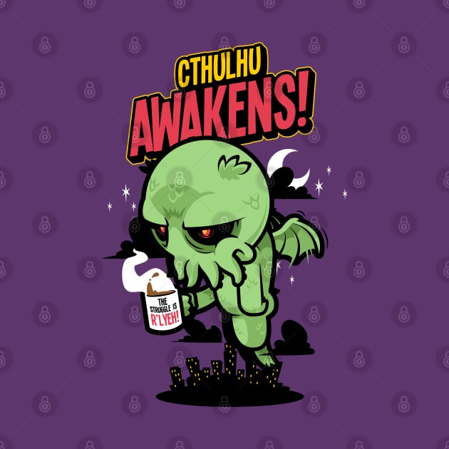 Cthulhu Awakens! by harebrained