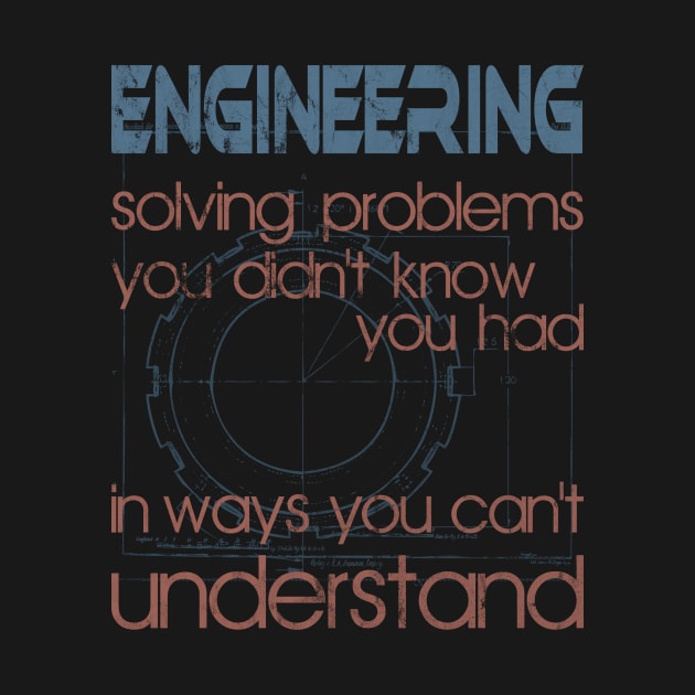 Funny Engineering Saying Solving Problems by MalarkeyPie