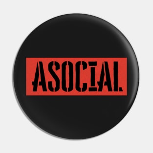 Asocial y antisocial, Definition Gift idea for a family member Pin