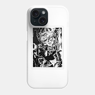 Pumpkinhead - "Black & White" Pumpkinhead portrait (original) Phone Case