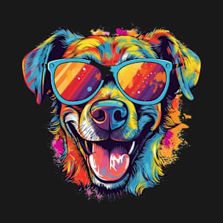 Golden Retriever Watercolor Dog T-Shirt