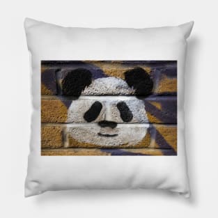 Save the Graffiti Panda Pillow