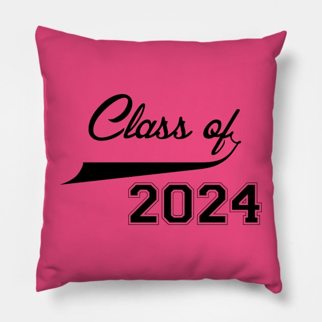 Class Of 2024 Pillow by PeppermintClover