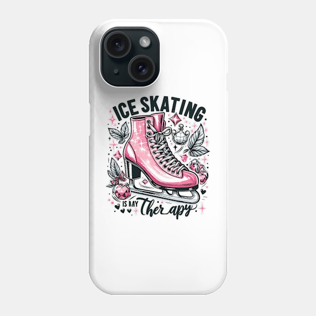 Ice Skating Phone Case by Vehicles-Art