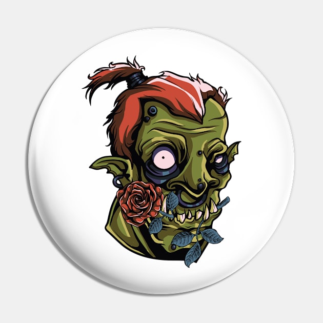 Zombie Pin by inkExtreme