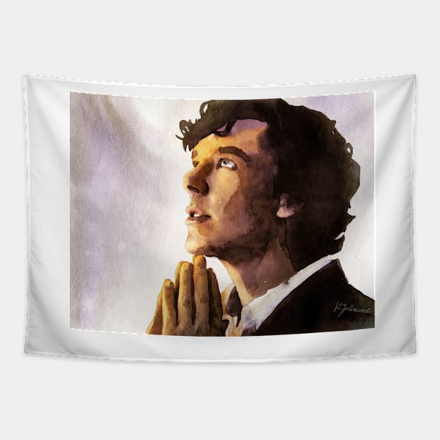 Sherlock 02 Tapestry by katjaskiewicz