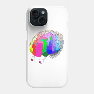 Brain_Rainbow Phone Case