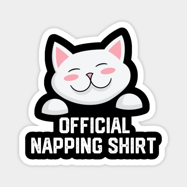 official napping shirt Magnet by spantshirt