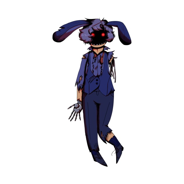 Withered Bonnie Gijinka Transparent by spaceagebarbie