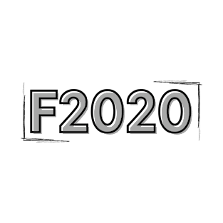 F2020 - Black Text T-Shirt