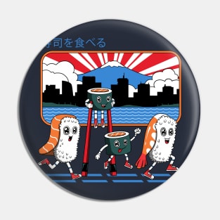 Tokyo Sushi Run Pin