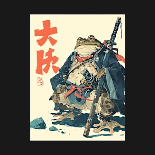 Vintage Japanese Manga Samurai toad T-Shirt