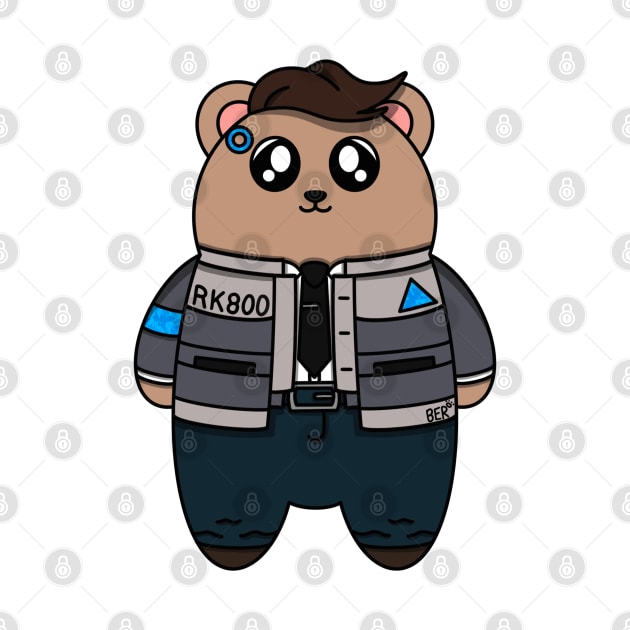 Connor Detroit Become Human Bear by SentABearToSpace 