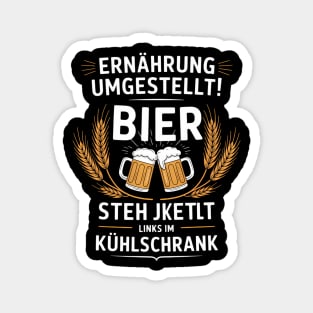 Nutrition Umgestellt Biersteht Jetzt Links Im Kühlschrank Magnet