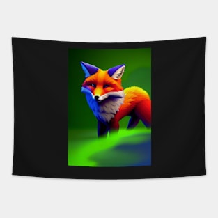 SURREAL STYLE FOX Tapestry