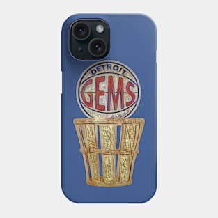 Detroit Gems Basketball Phone Case