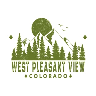 West Pleasant View Colorado Mountain Souvenir T-Shirt