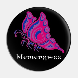 Memengwaa (Butterfly) Bisexual Pride Pin