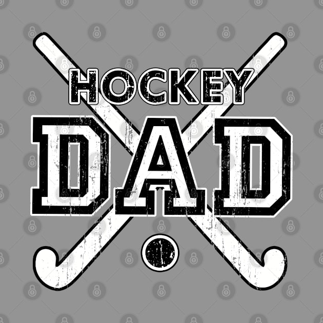 Vintage Field Hockey Dad Field Hockey Lover by TeeCreations