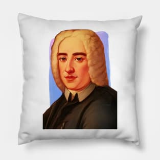 Italian Composer Alessandro Scarlatti illustration Pillow