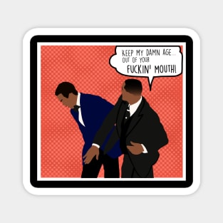 Will Smith Slap Funny Magnet