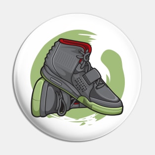 Hypebeast Solar Red Sneaker Pin