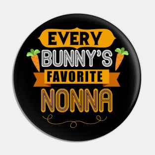 MENS EVERY BUNNYS FAVORITE NONNA SHIRT CUTE EASTER GIFT Pin