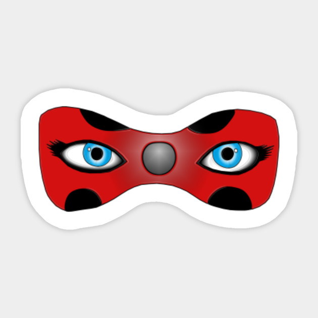Miraculous Ladybug S Mask Miraculous Ladybug Sticker Teepublic